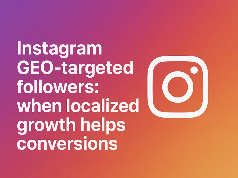 Instagram geo-targeted followers