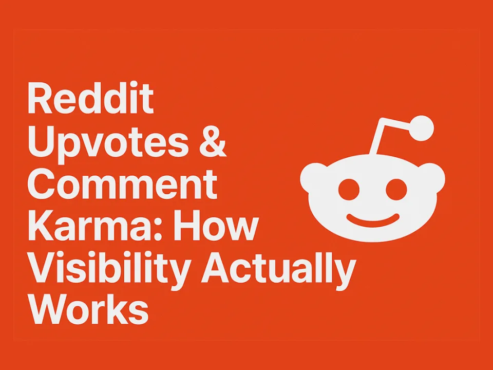 Reddit upvotes karma