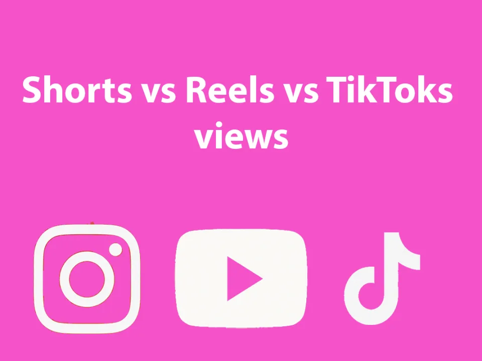 Shorts vs Reels vs TikToks vues