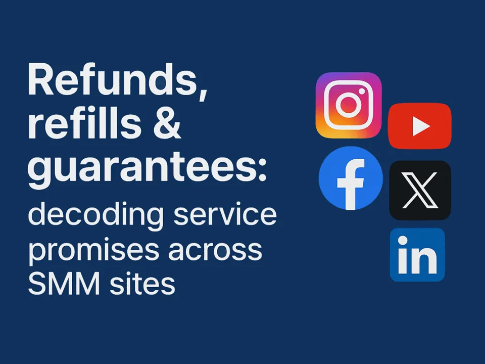 SMM panel refund policy