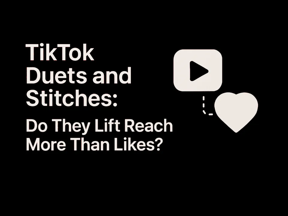 tiktok duets vs stitches reach
