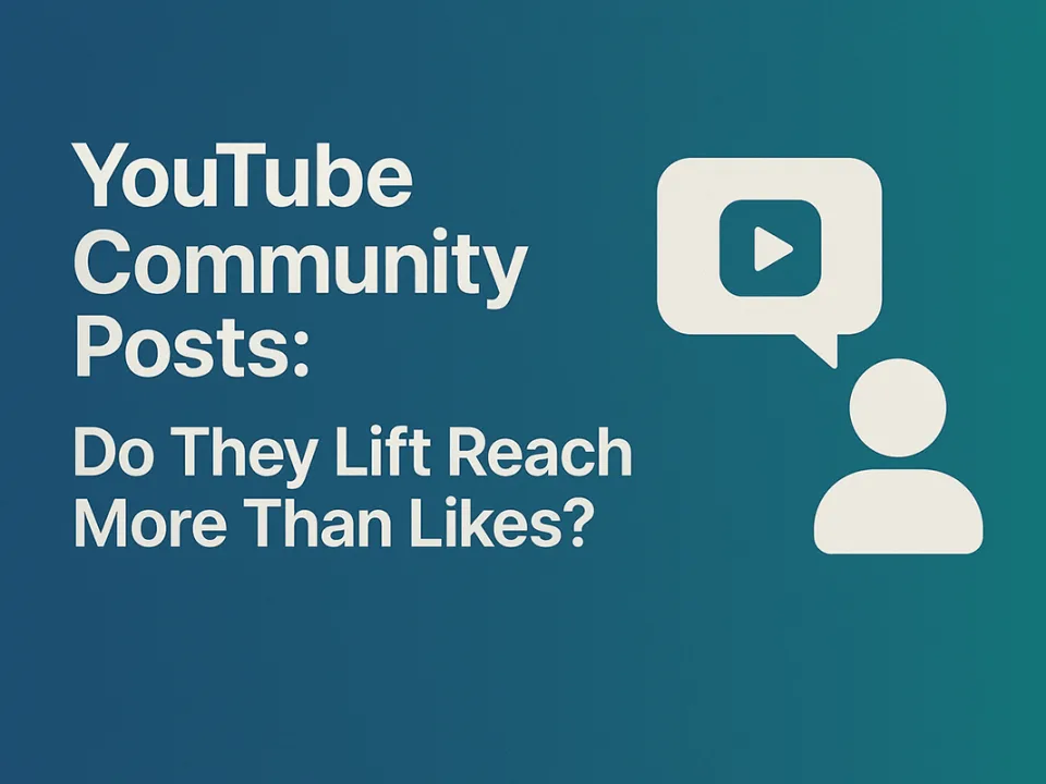 youtube community posts reach